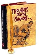 Product Image. Title: Thoughts from the Commode Mini Gift Book: Inspiring and Moving Thoughts from the Bathroom