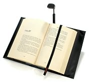 Product Image. Title: Large Black Book Light in a Book Cover