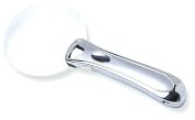 Product Image. Title: Chrome RimFree Lighted Magnifier