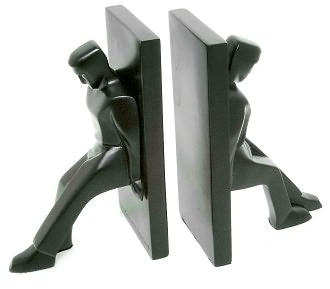 Leaning Men Bookends (Set of 2)