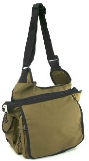 Canvas Messenger Bag (Olive/Black) by DirectSourcing (HK) Limited, New York: Product Image