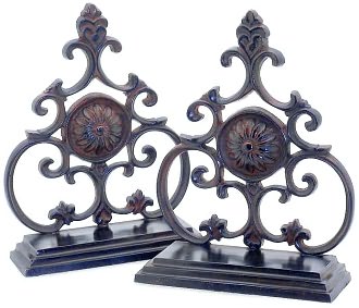 Finial Brass Bookends (set of 2) by Barnes & Noble: Product Image