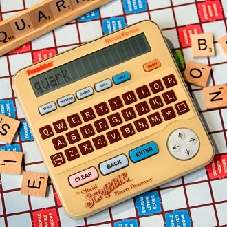 Merriam-Webster Official Scrabble Players Dictionary (4th Edition) with OWL (Official Word List for Tournament Play) by Franklin Electronic Publishers, Incorporated: Product Image