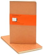 Product Image. Title: Moleskine Cahier Kraft Large Ruled Journal, Set of 3