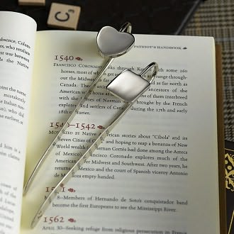 Square and Heart Bookmark Set by Artfield & Craftsmen, Inc.: Product Image