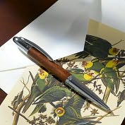 Product Image. Title: Palisander with Chrome Finish Ballpoint Pen