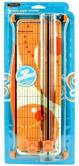Fiskar Personal Paper Trimmer 12"-Yellow/Orange by FISKARS MFG CORP: Product Image