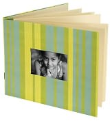 Product Image. Title: Newport Printed Stripes in Leaf/Sky