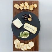 Product Image. Title: Circle in a Rectangle Serving Board