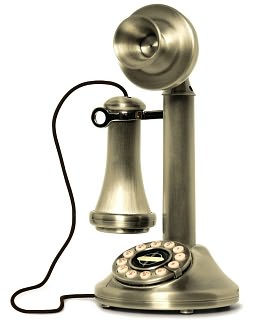 The Candlestick Phone - Brushed Chrome by Crosley Radio: Product Image