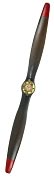 Product Image. Title: A la Maison 73.25" WWI Wood Propeller with Clock