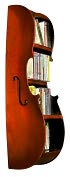 Product Image. Title: 31" Stradivarius Cello CD Rack