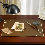 Product Image. Title: Desk Blotter Brown