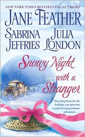 Snowy Night with a Stranger by Jane Feather: Book Cover