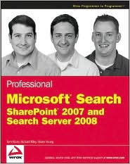 Professional Microsoft Search by Tom Rizzo: Book Cover