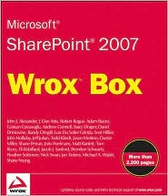 Microsoft Sharepoint 2007 by Andrew Connell: Book Cover