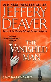 Vanished Man by Jeffery Deaver: Book Cover
