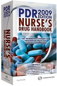 PDR Nurse's Drug Handbook 2009 by Thomson Reuters: Book Cover