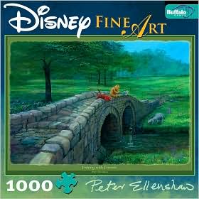 Disney Fine Art Fishing with Friends 1,000 Piece Puzzle by Buffalo Games, Inc: Product Image