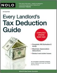 Every Landlord's Tax Deduction Guide by Stephen Fishman: Book Cover