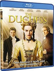 The Duchess with Keira Knightley: Blu-ray Cover