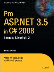 Pro ASP.NET 3.5 in C# 2008 by Matthew MacDonald: Book Cover