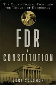 FDR v. Constitution by Burt Solomon: Book Cover