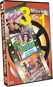 Angel & the Badman/the Outlaw/King of the Cowboys: DVD Cover
