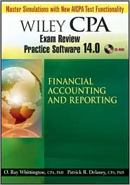 Wiley CPA Examination Review Practice Software 14.0 Financial Accounting and Reporting by Patrick R. Delaney: Book Cover