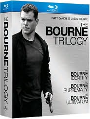 The Bourne Trilogy with Matt Damon: Blu-ray Cover