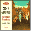 Percy Grainger: The Complete Piano Music by Martin Jones: CD Cover