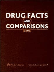 Drug Facts and Comparisons 2009 by Facts & Comparisons: Book Cover