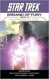 Star Trek Errand of Fury Book 3 by Kevin Ryan: Book Cover