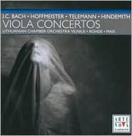 J.C. Bach, Hoffmeister, Telemann, Hindemith: Viola Concertos by Hartmut Rohde: CD Cover