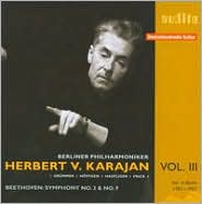 Beethoven: Symphonies Nos. 3 & 9 by Herbert von Karajan: CD Cover