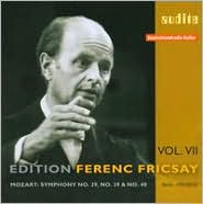 Mozart: Symphonies Nos. 29, 39 & 40 by Ferenc Fricsay: CD Cover