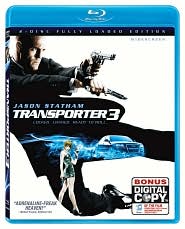 Transporter 3 with Jason Statham: Blu-ray Cover