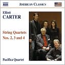 Carter: String Quartets Nos. 2, 3 & 4 by Pacifica Quartet: CD Cover