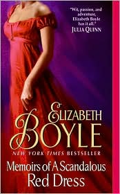 Memoirs of a Scandalous Red Dress by Elizabeth Boyle: Book Cover
