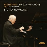 Beethoven: Diabelli Variations / Bach: Partita No. 4 by Stephen Bishop Kovacevich: CD Cover