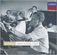 Britten: Cello Suites Nos. 1 & 2 by Mstislav Rostropovich: CD Cover