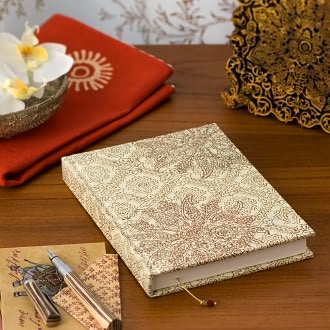 Metallic Goa Robshaw Handmade Lined Journal (6"x8") by Barnes & Noble: Product Image