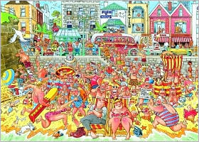 High Tide WASGIJ 1000 Piece Puzzle by Ravensburger: Product Image