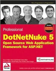 Professional DotNetNuke 5 by Shaun Walker: Book Cover
