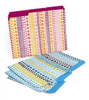Jonathan Adler Weight Assorted Color File Folders Set of 6 by Barnes & Noble: Product Image