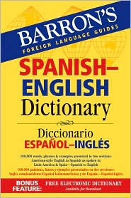 Spanish-English Dictionary by Staff of Barron's: Book Cover