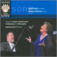 Songs by Chopin, Rachmaninoff, Tchaikovsky & Mussorgsky by Ewa Podles: CD Cover