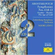 Shostakovich: Symphonies Nos.  11 & 12; October; Hamlet; etc. by Neeme Jarvi: CD Cover