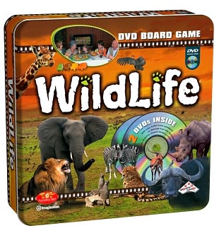 Wildlife DVD Board Game by Imagination Games: Product Image