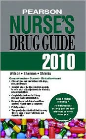 Pearson Nurse's Drug Guide 2010 by Billie A. Wilson: Book Cover
